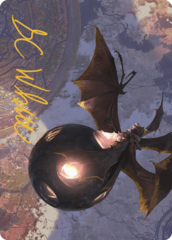 Malicious Eclipse (17/81) Art Card (ALCI) - Gold-Stamped Signature