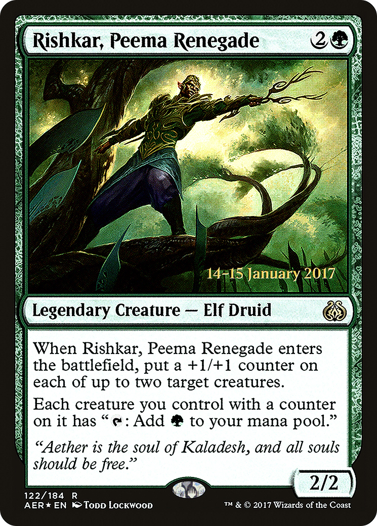 Rishkar, Peema Renegade (122) (Prerelease) - Foil