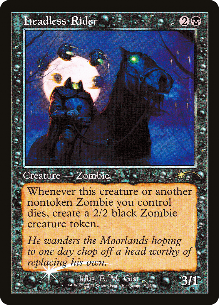 Headless Rider (844) (Retro Frame) - Foil