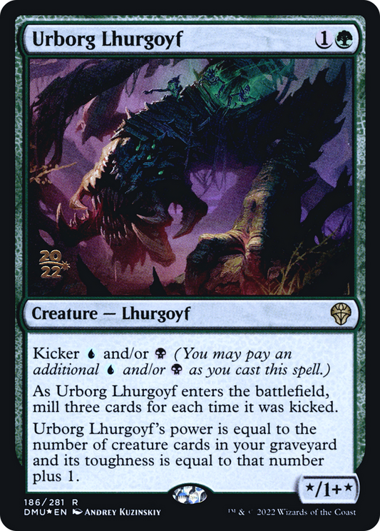 Urborg Lhurgoyf (186) (Prerelease) - Foil