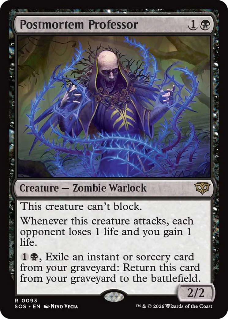 Postmortem Professor (SOS)