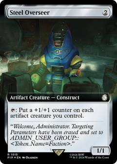 Steel Overseer (1015) (Extended Art) - Surge Foil