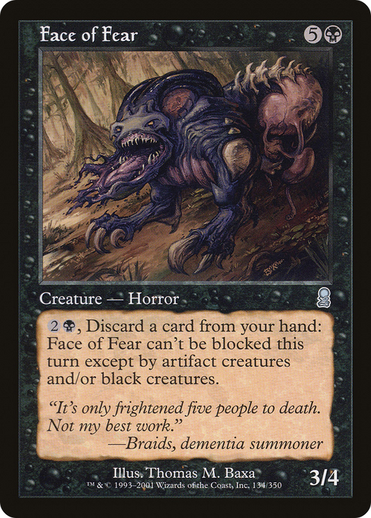 Face of Fear - Foil