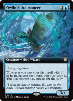 Owlin Spiralmancer (0072) (Extended Art) (SOC)