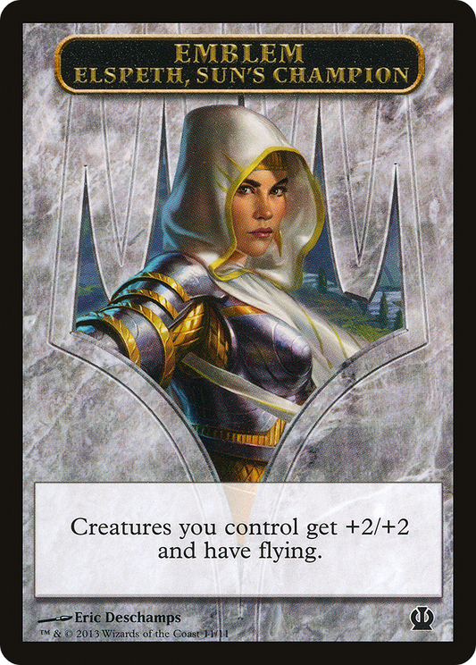 Elspeth, Sun's Champion Emblem (011)