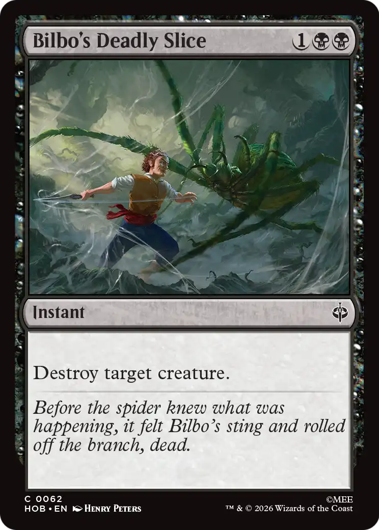 Bilbo's Deadly Slice (HOB) - Foil