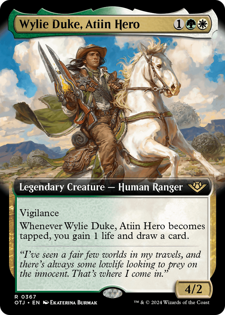 Wylie Duke, Atiin Hero (0367) (Extended Art) - Foil