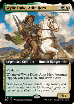 Wylie Duke, Atiin Hero (0367) (Extended Art) - Foil