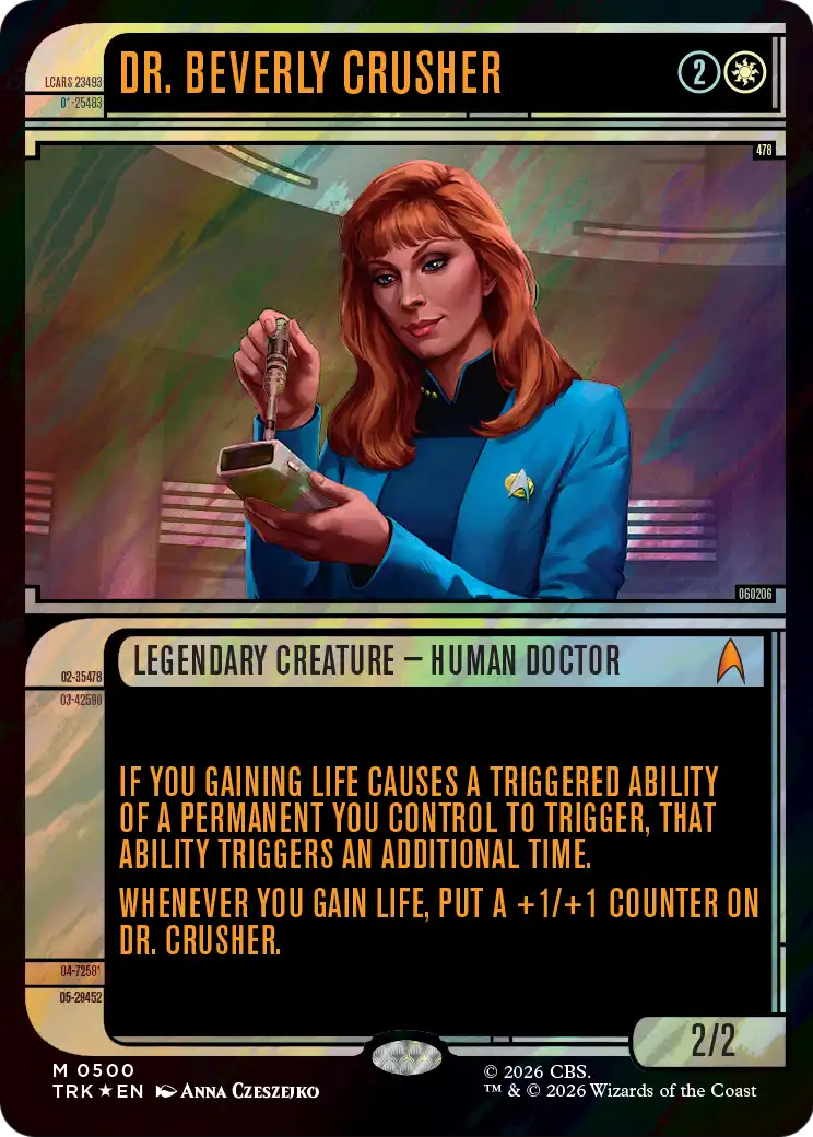 Dr. Beverly Crusher (0500) (Showcase) (TRK) - Surge Foil