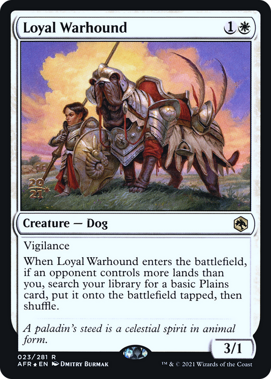 Loyal Warhound (023) (Prerelease) - Foil