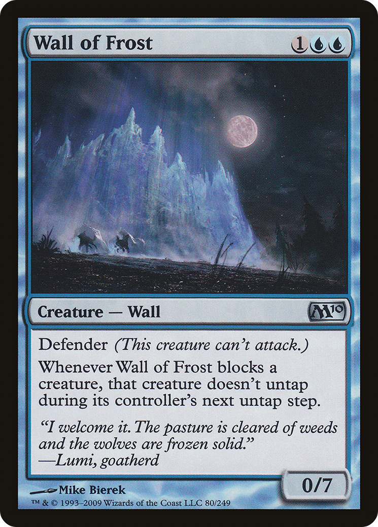 Wall of Frost - Foil