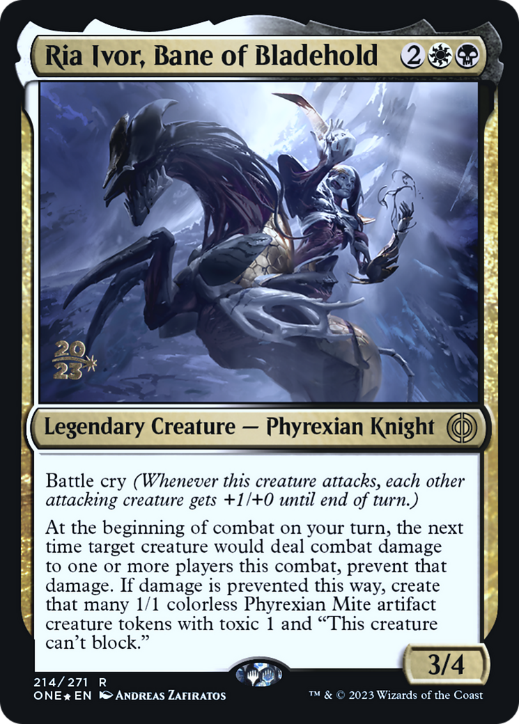 Ria Ivor, Bane of Bladehold (214) (Prerelease) - Foil
