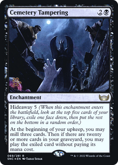 Cemetery Tampering (069) (Prerelease) (PSNC) - Foil