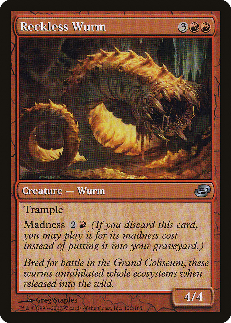 Reckless Wurm - Foil
