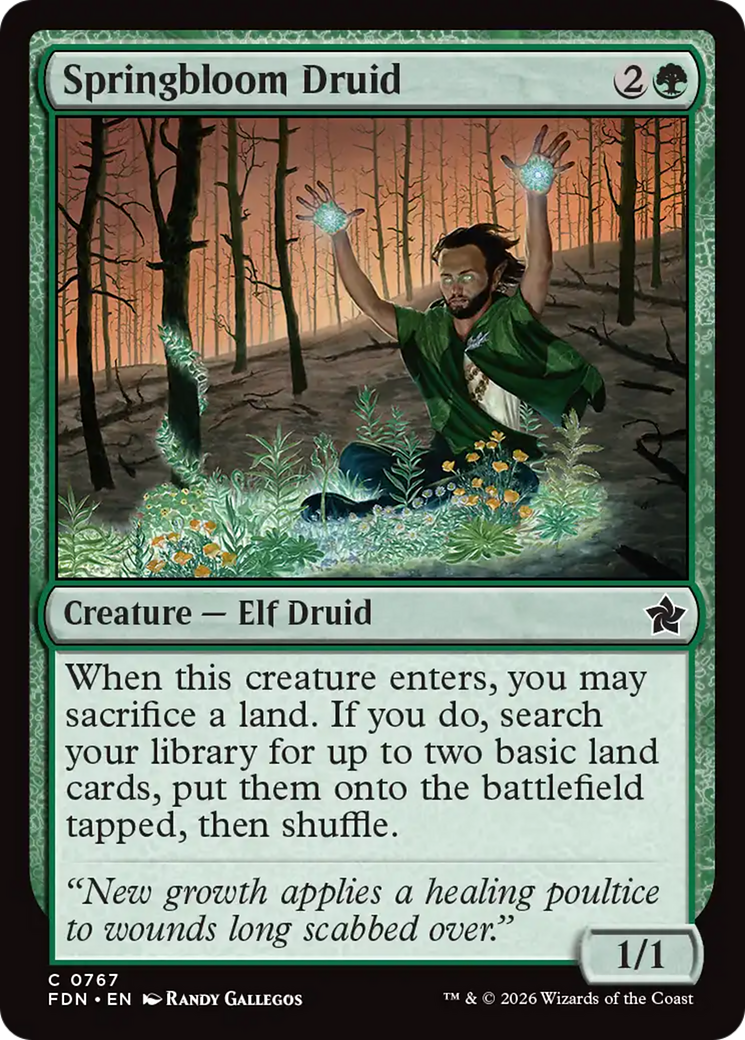 Springbloom Druid (0767) (FDN)
