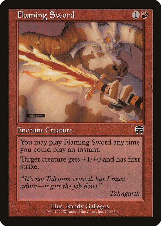 Flaming Sword - Foil