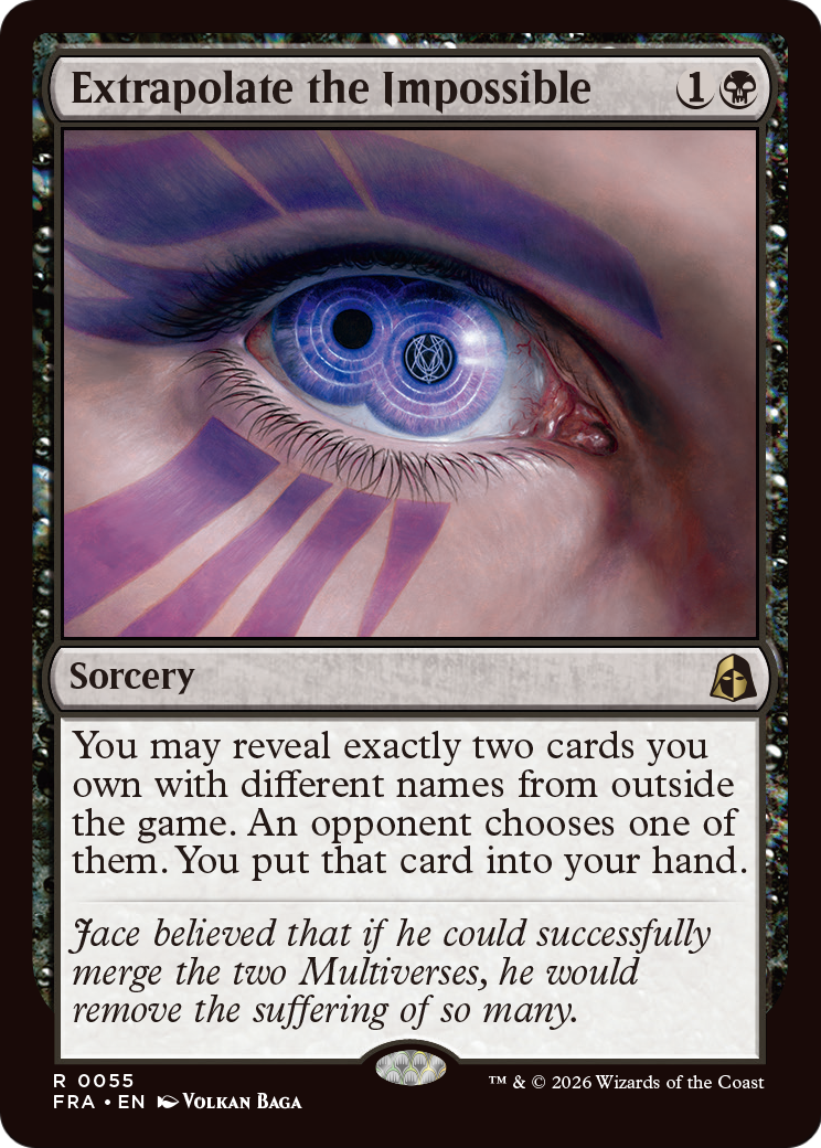 Extrapolate the Impossible (FRA) - Foil