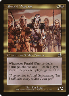 Putrid Warrior - Foil