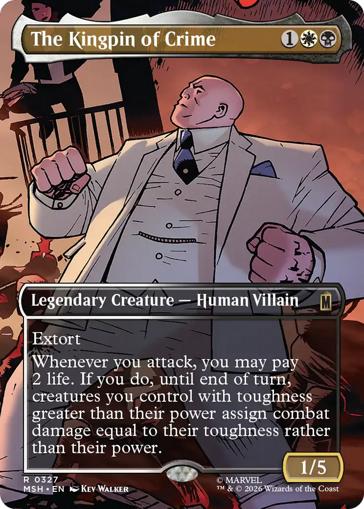 The Kingpin of Crime (0327) (Borderless) (MSH) - Foil