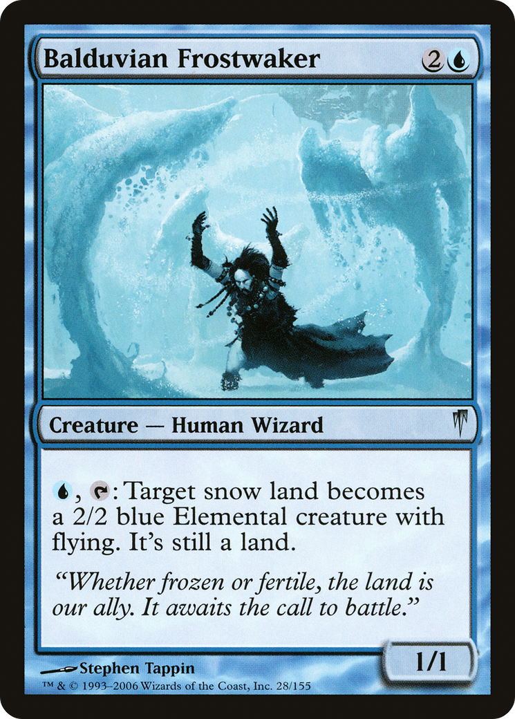 Balduvian Frostwaker - Foil