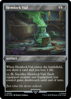 Hemlock Vial (0206) - Foil Etched
