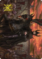The Mouth of Sauron (18/81) Art Card (ALTR) - Gold-Stamped Signature