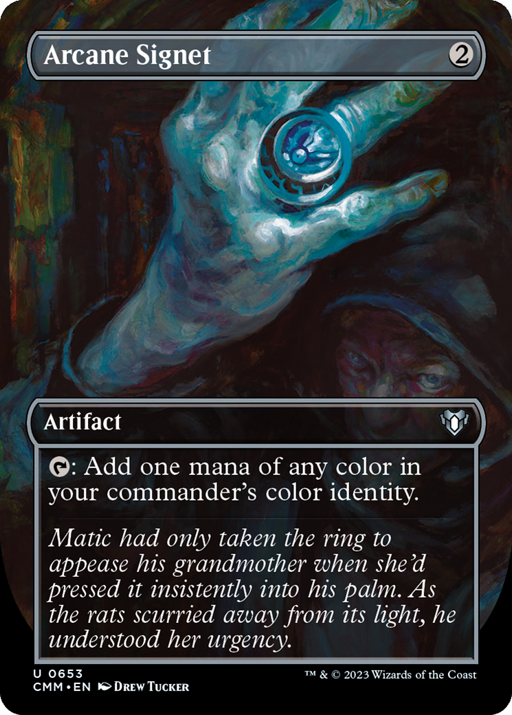 Arcane Signet (0653) (Borderless) - Foil
