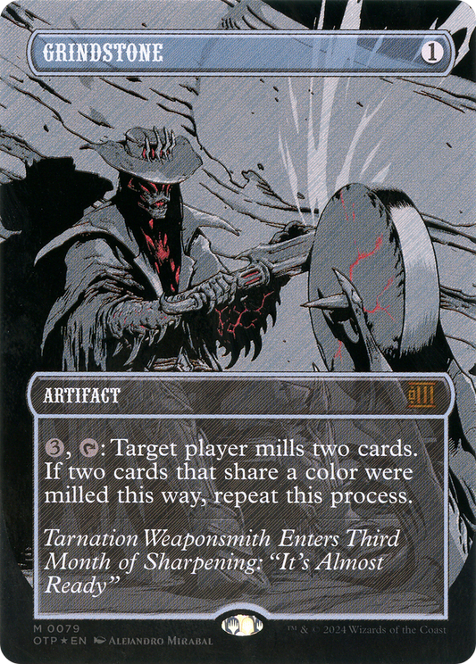 Grindstone (0079) (Borderless) - Textured Foil