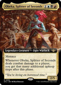 Obeka, Splitter of Seconds (0358) (Extended Art) - Foil