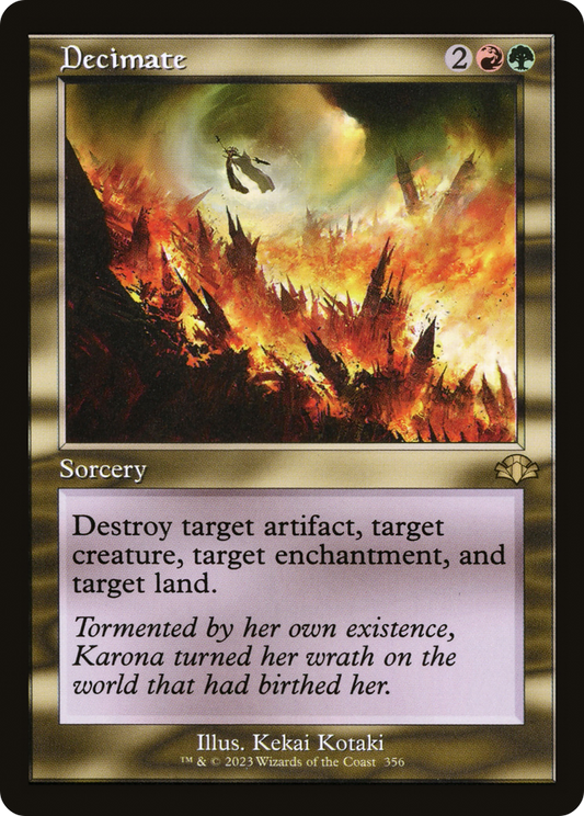 Decimate (356) (Retro Frame)