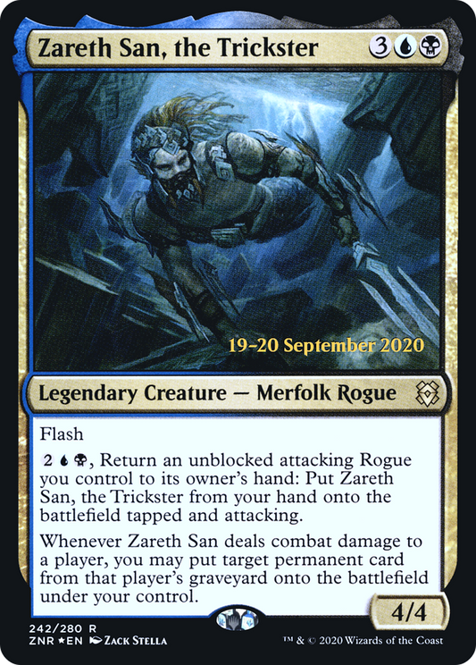 Zareth San, the Trickster (242) (Prerelease) - Foil