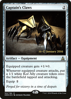 Captain's Claws (162) (Prerelease) - Foil