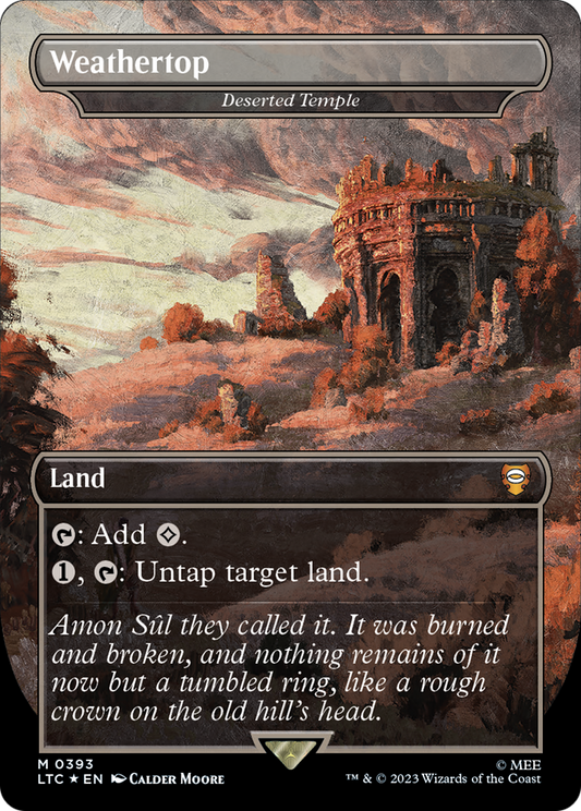 Weathertop [Deserted Temple] (0393) (Borderless) - Surge Foil