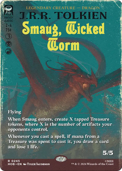 Smaug, Wicked Worm (0245) (Borderless) (Book Cover) (HOB)