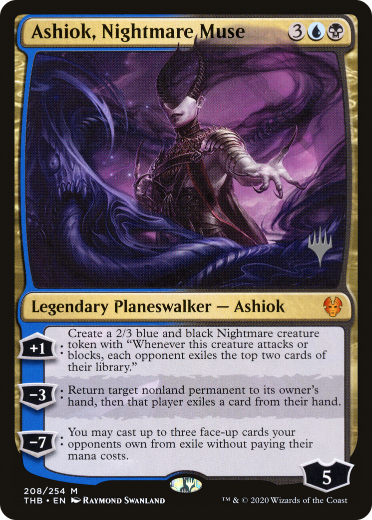 Ashiok, Nightmare Muse (208) (Promo Pack) - Foil