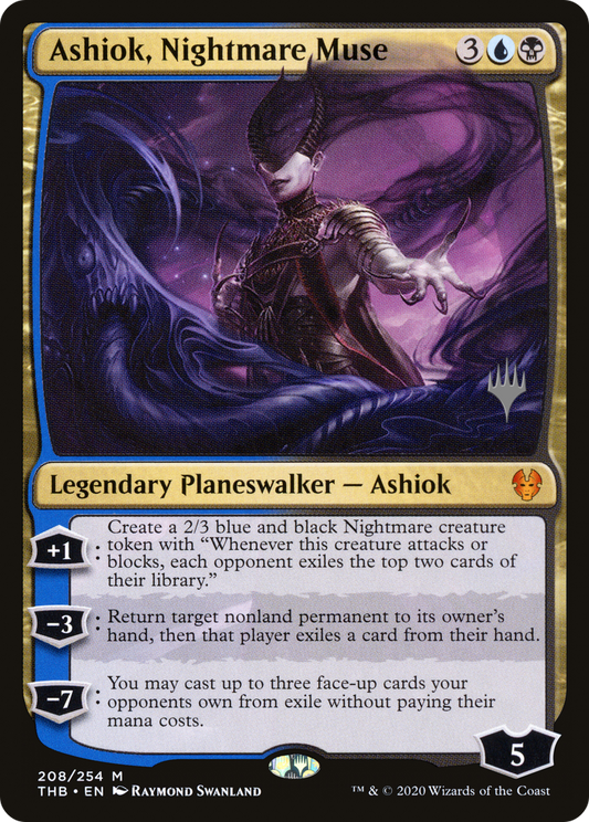 Ashiok, Nightmare Muse (208) (Promo Pack) - Foil
