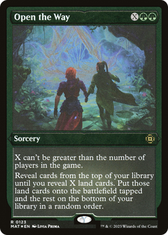 Open the Way (0123) - Foil Etched