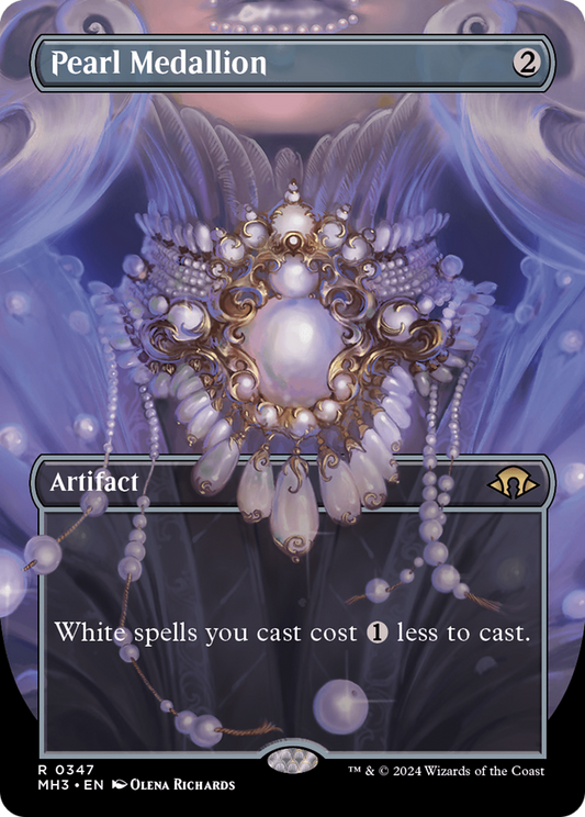 Pearl Medallion (0347) (Borderless) - Foil