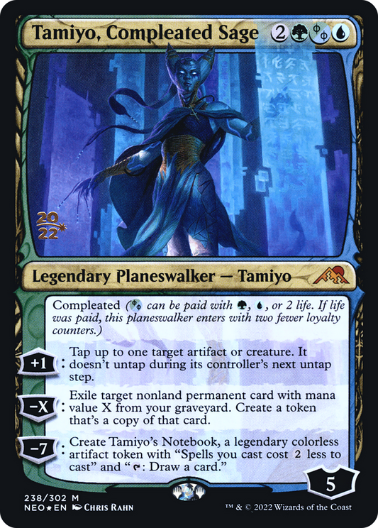 Tamiyo, Compleated Sage (238) (Prerelease) - Foil