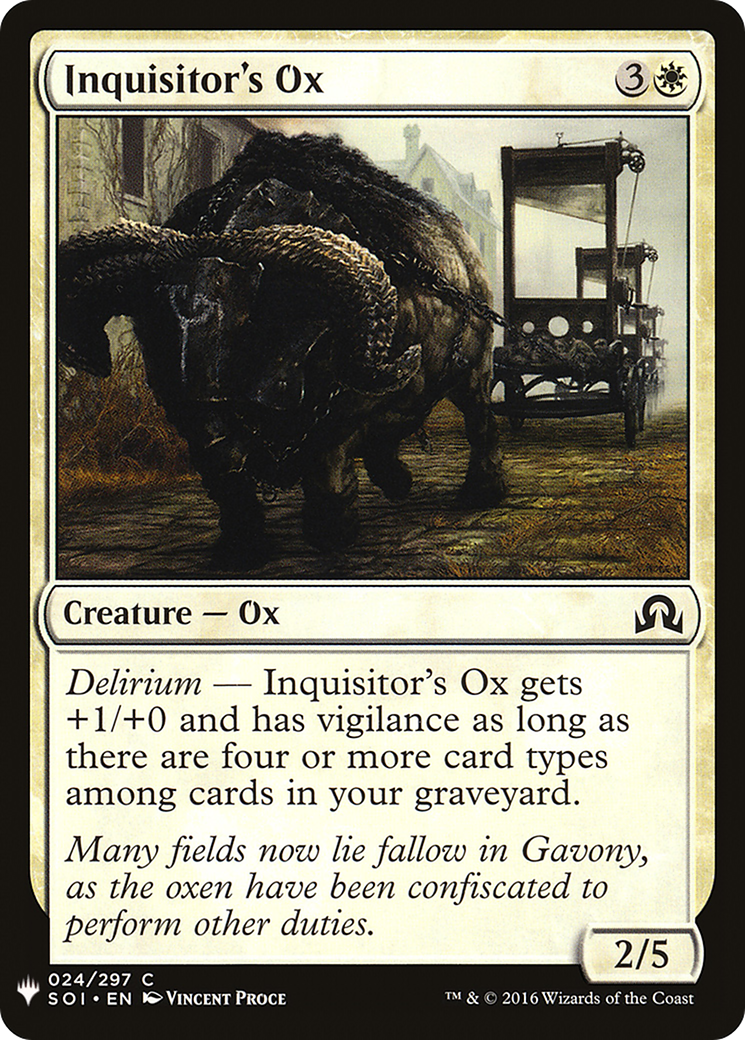 Inquisitor's Ox