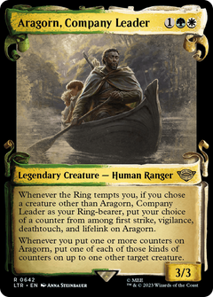 Aragorn, Company Leader (0642) (Showcase) - Silver Foil