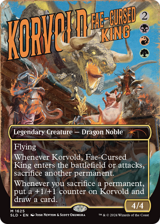 Korvold, Fae-Cursed King (1625) (Showcase) - Rainbow Foil
