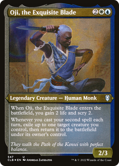 Oji, the Exquisite Blade - Foil Etched