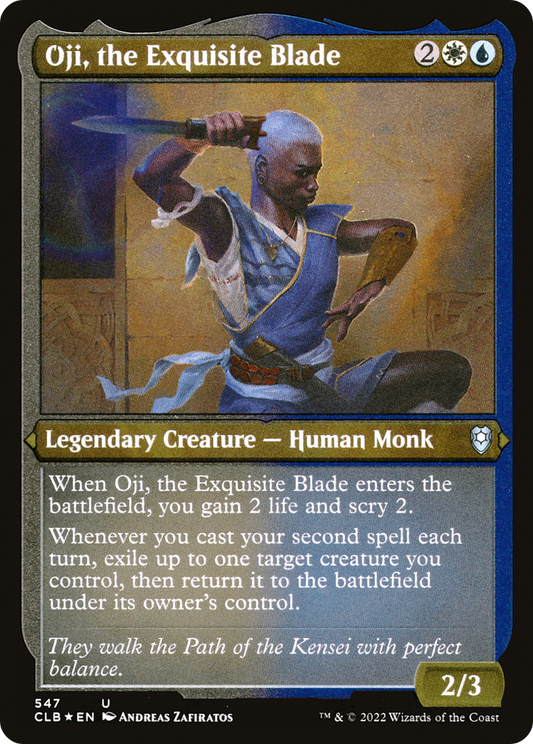 Oji, the Exquisite Blade - Foil Etched