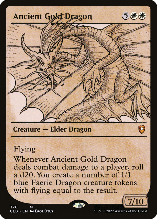 Ancient Gold Dragon (376) (Showcase) - Foil