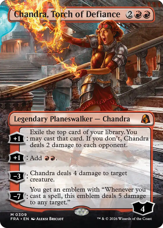 Chandra, Torch of Defiance (0309) (Borderless) (FRA)