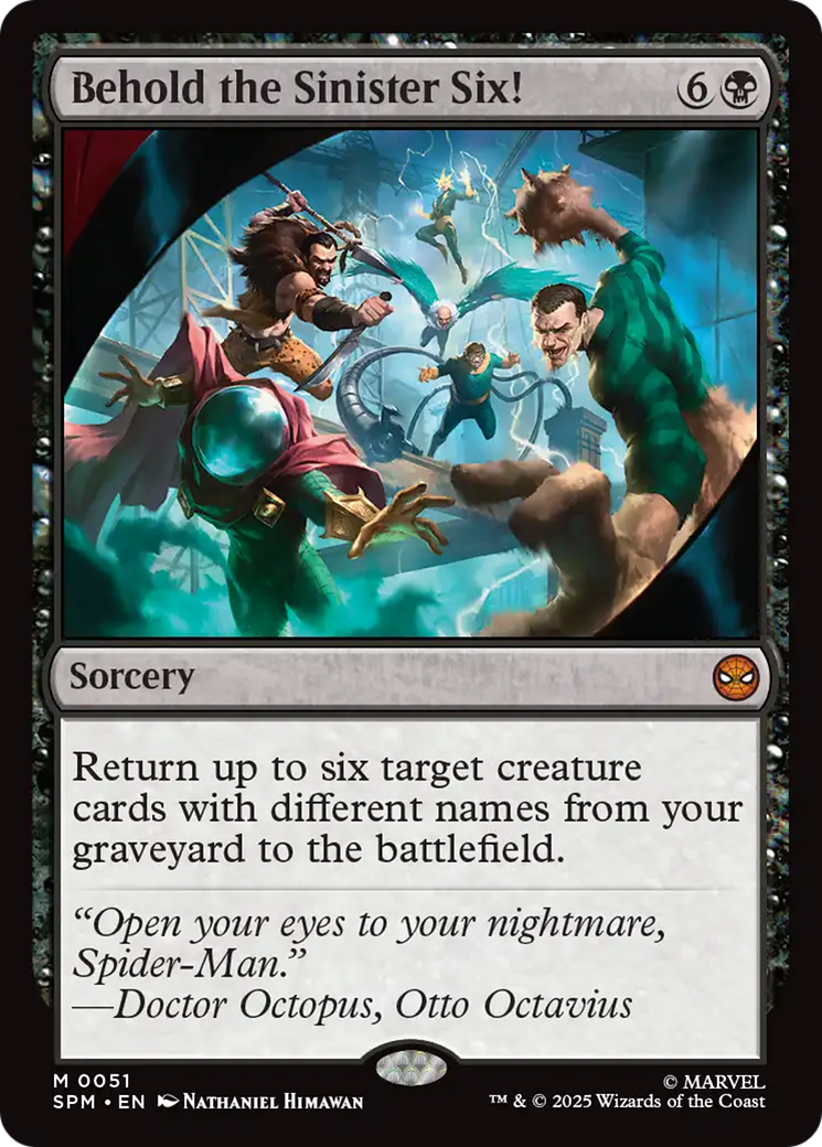 Behold the Sinister Six! - Foil