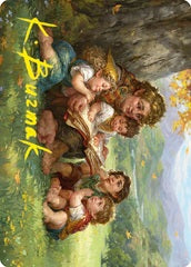 Samwise Gamgee (19/81) Art Card (ALTR) - Gold-Stamped Signature