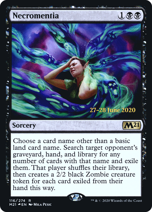 Necromentia (116) (Prerelease) - Foil