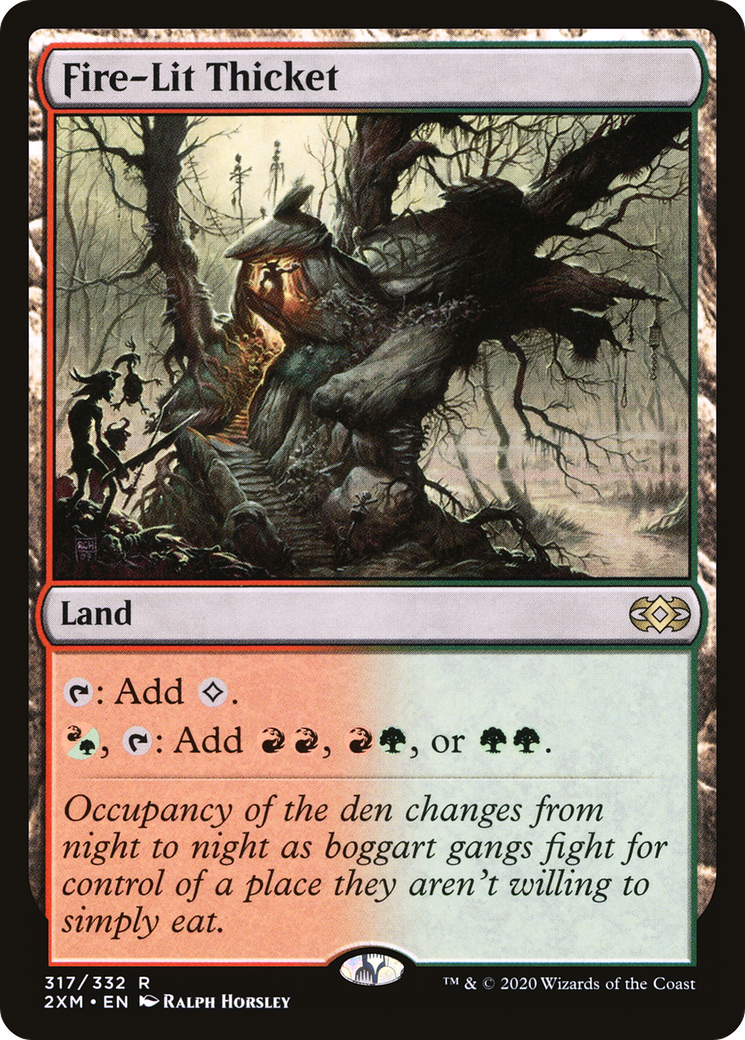 Fire-Lit Thicket - Foil
